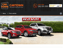 Tablet Screenshot of cartown.co.nz